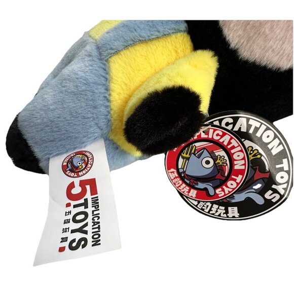 Five 5 Implication Toys Little Black Fish Plush New With Tags Unique Plushie! - Picture 2 of 5